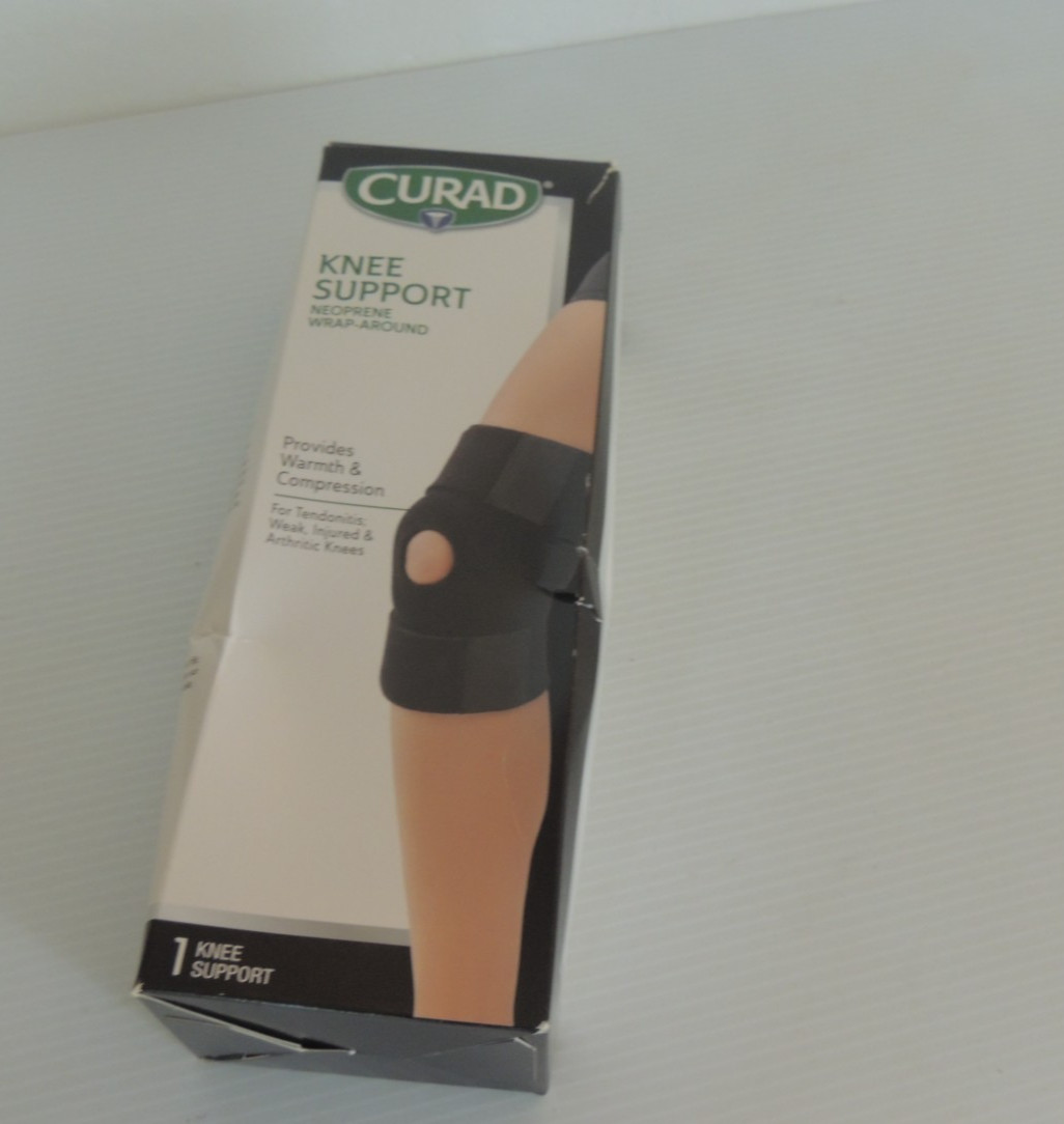 CURAD Knee Support Neoprene Wrap-Around For Tendonitis, Weak & Arthritic Knees