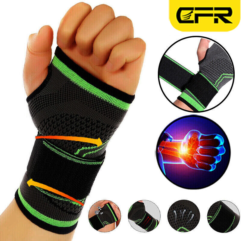Arthritis Wrist Hand Brace Support Carpal Tunnel Sprain Gym Sports Right / Left