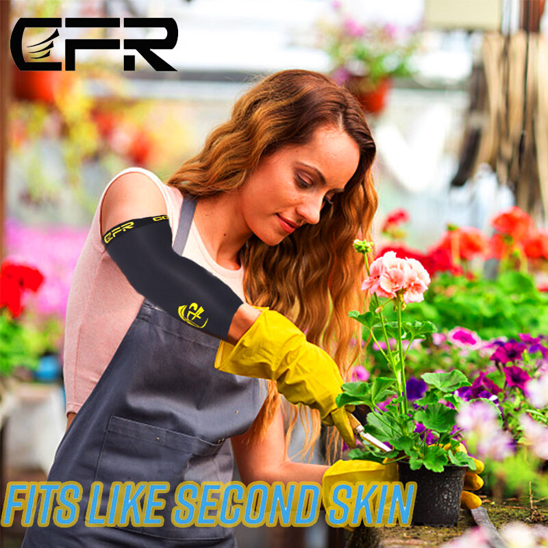 CFR Copper Elbow Brace Support Compression Sleeves Arthritis Tendonitis Pain US