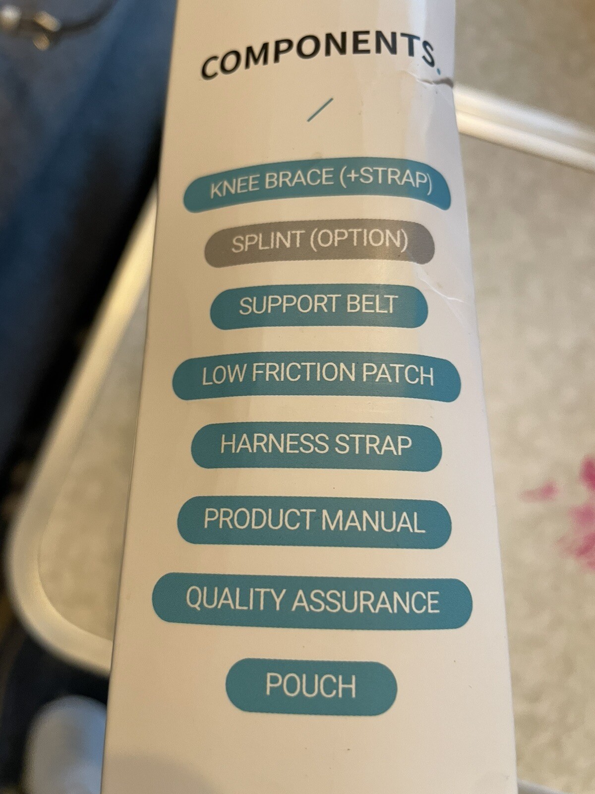 Poveo Orthopedic Dog Knee Brace Right Leg 4XL 85Lbs+ New