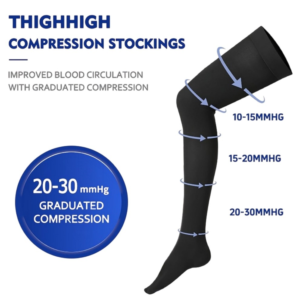 Medias de compression para varices Varicose veins Thigh high Socks 20-30mmHg
