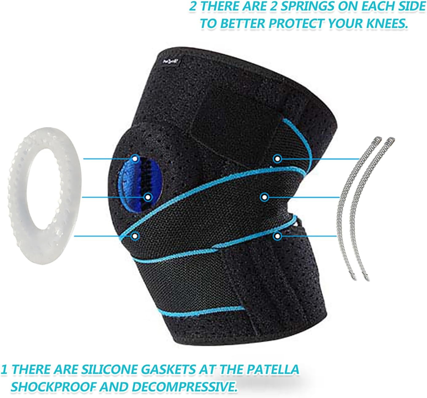 Knee Brace for Women & Men Meniscus Tear, Plus Size Knee Braces for Knee Pain Re