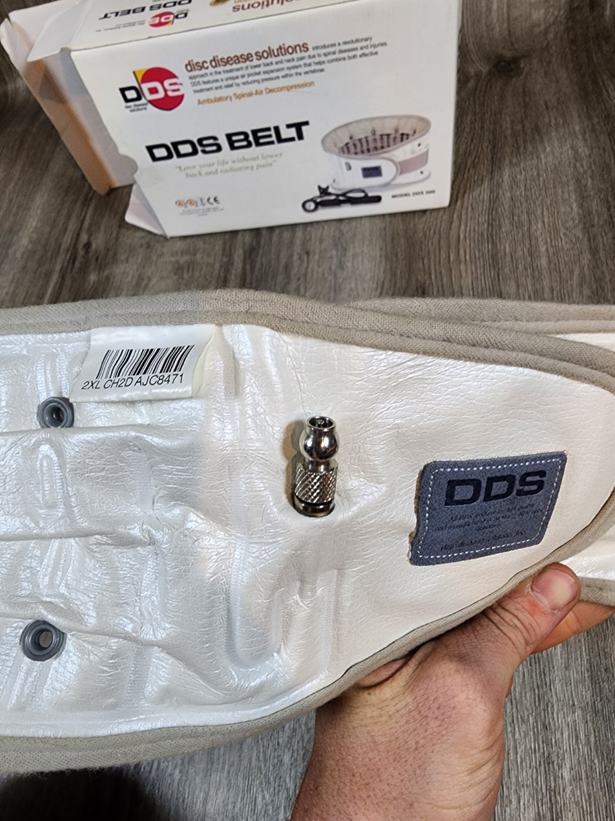 DDS 300 Back Pneumatic Lumbar Decompression Brace Belt size 2XL (39-41)