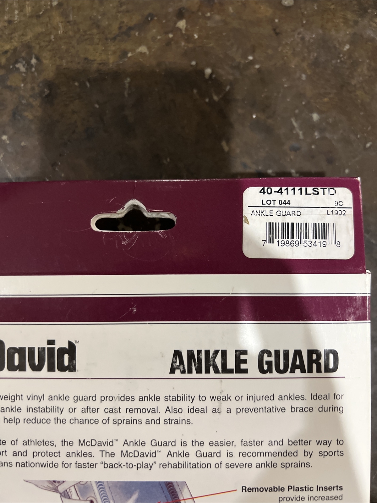 MCDAVID ANKLE GUARD ANKLE SUPPORT WHITE PROFESSIONAL GRADE, LOWEST PRICE