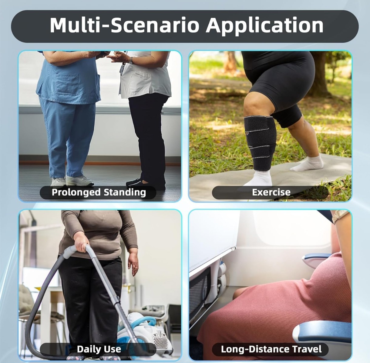 Plus Size Calf Compression Wrap For Severely Swollen Calves