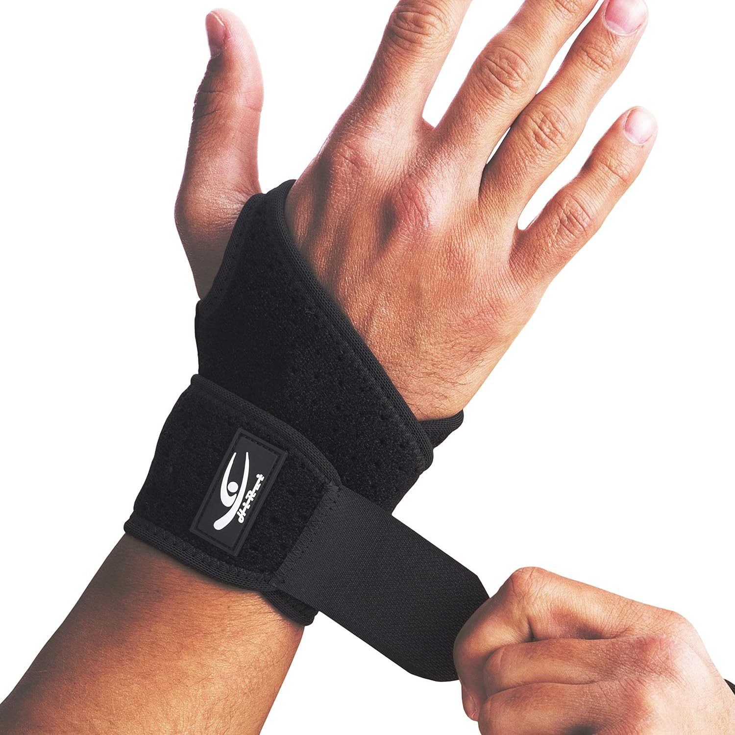 HiRui 2 Pk R-L Wrist Compression Strap Sport Fitness Weightlifting Tendonitis 3B
