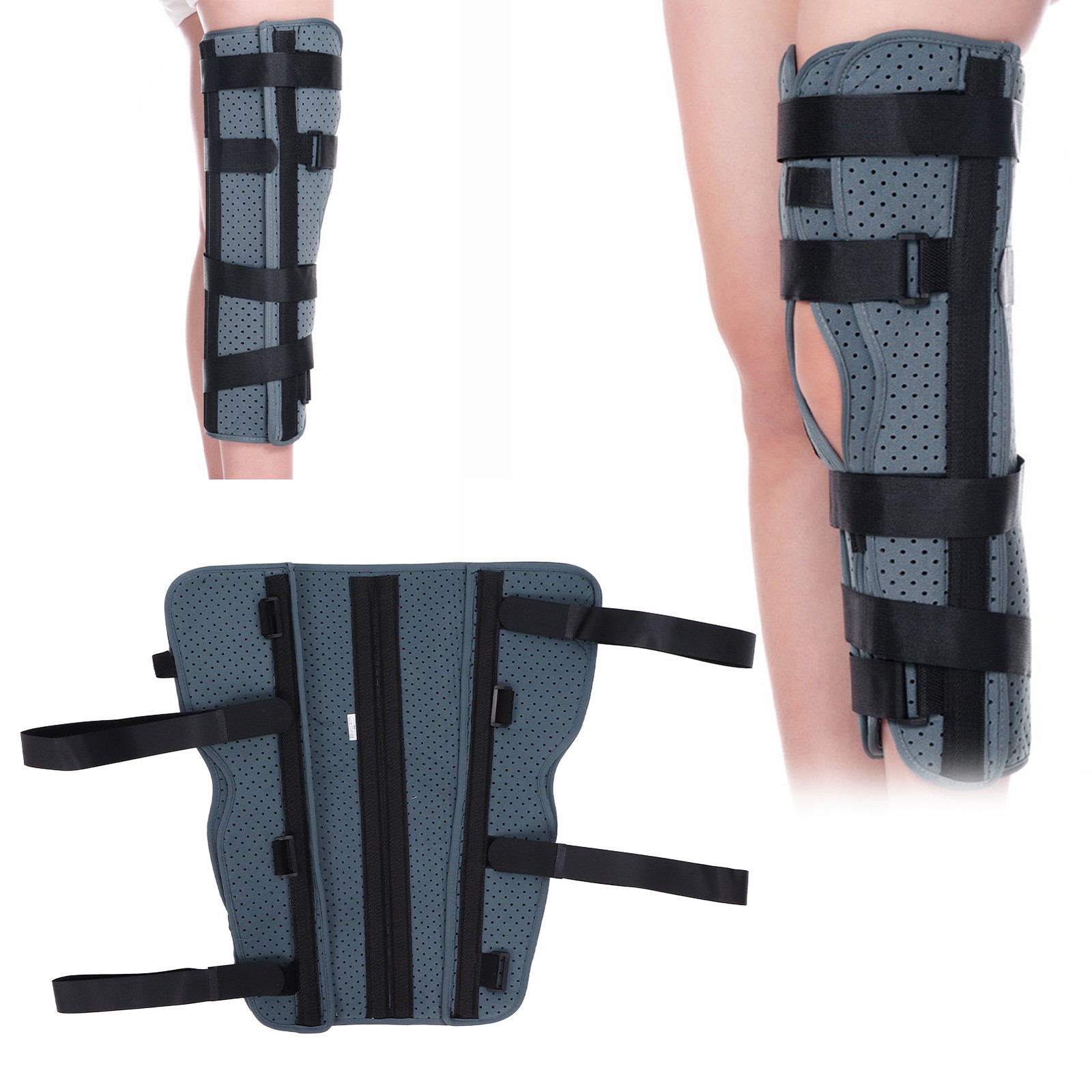 Adjust Knee Immobilizer Joint Pain Relief Knee Splint Leg Support Brace