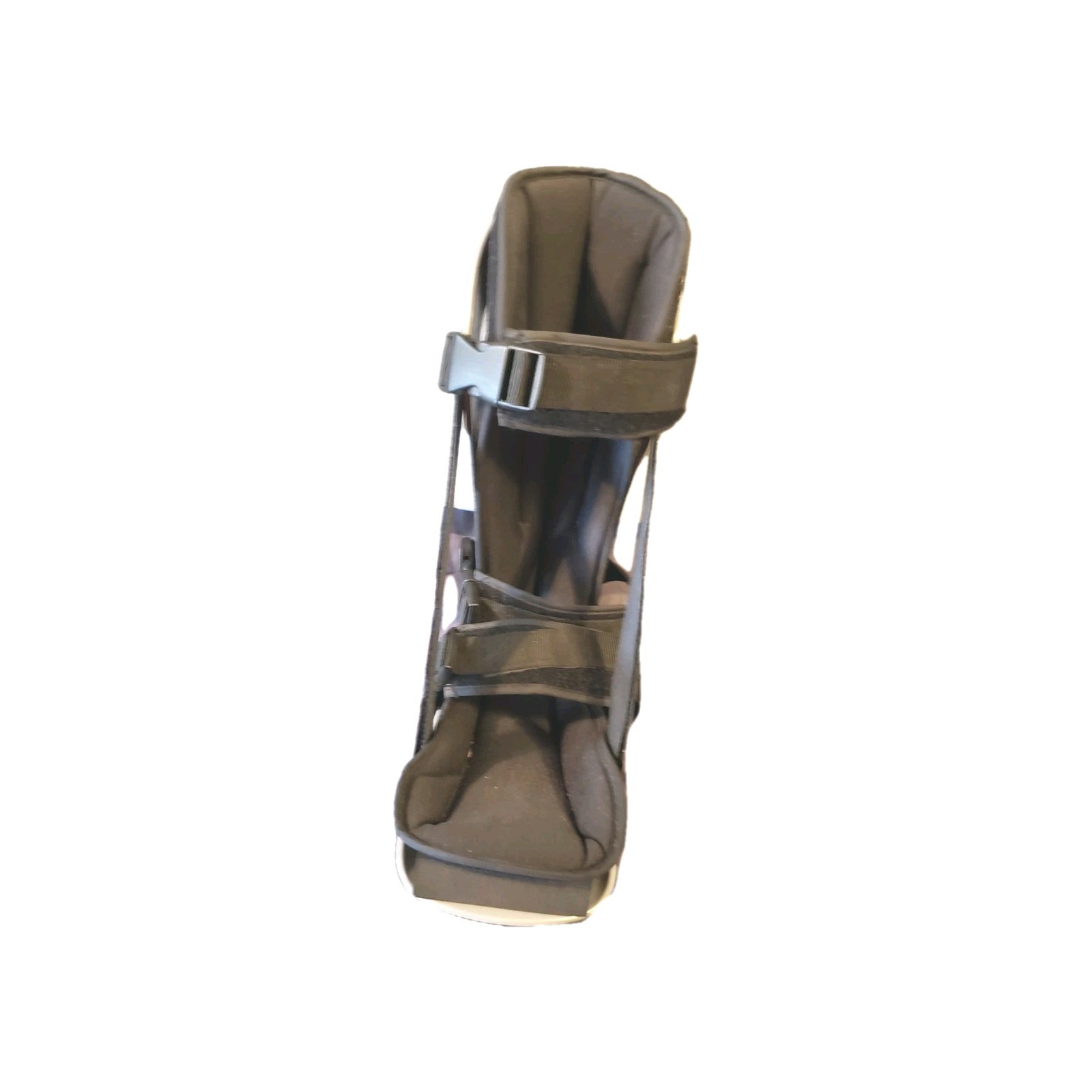 Ankle Brace Stabilizer Gray/Black Plastic Adjustable Size SM