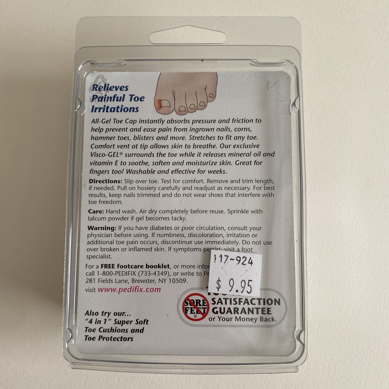 PediFix Visco-GEL Toe Cap Small
