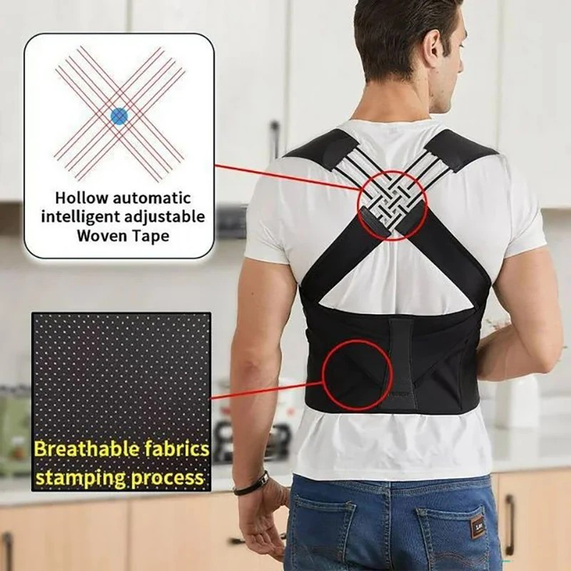 Posture Corrector for Women and Men,Back Brace Shoulder Straightener Adjustable