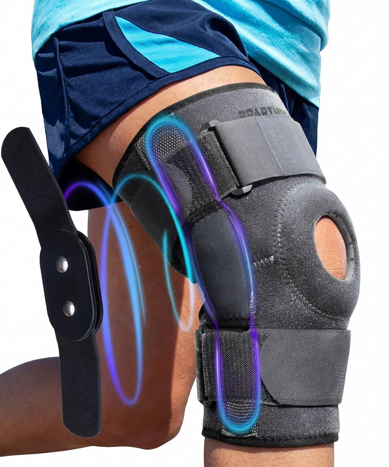 Rodillera Ortopedica Ajustable Para Dolor De Rodillas Soporte Trabajo Rodilleras