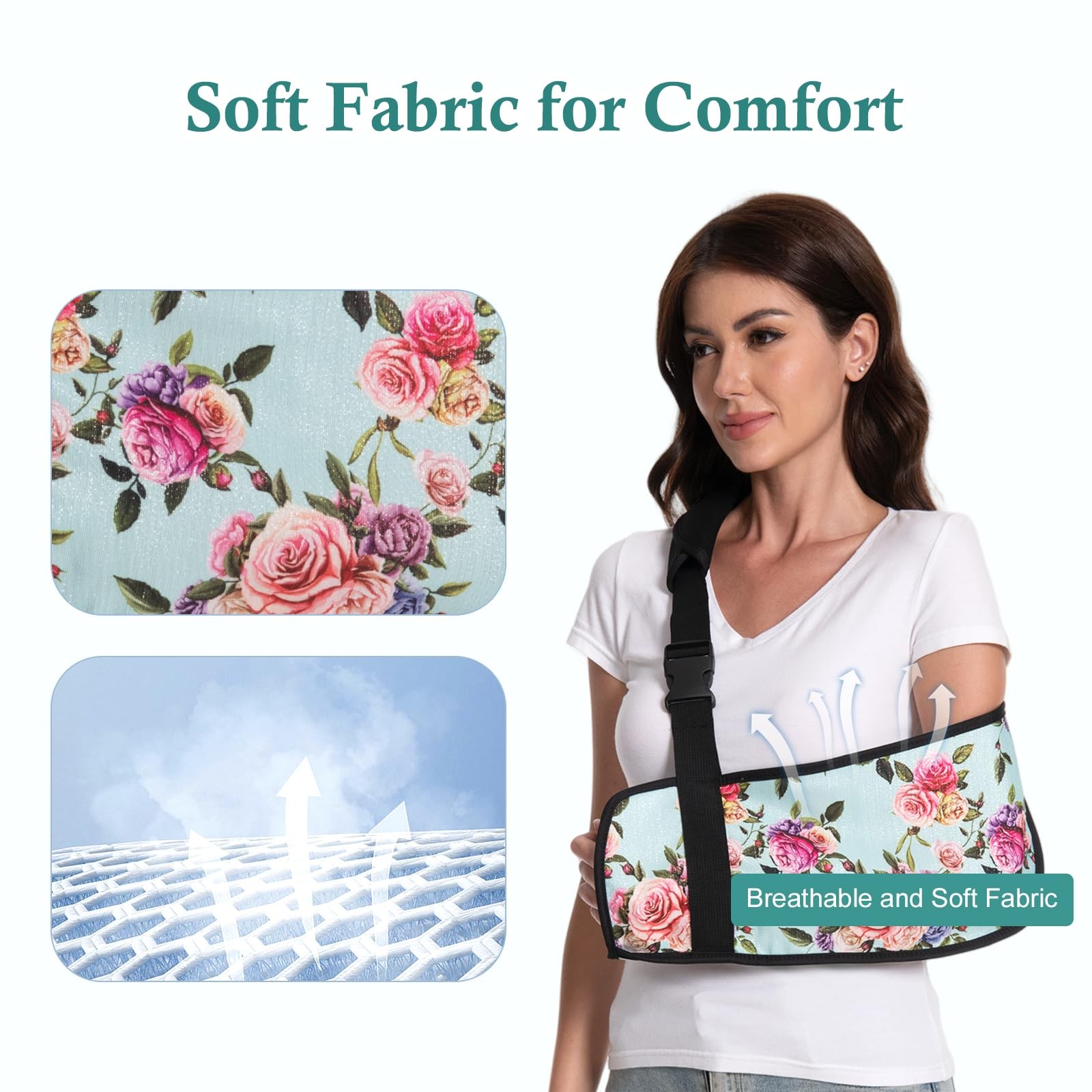 Arm Sling for Broken Arm Torn Rotator Cuff Shoulder Elbow Wrist injury Printe…