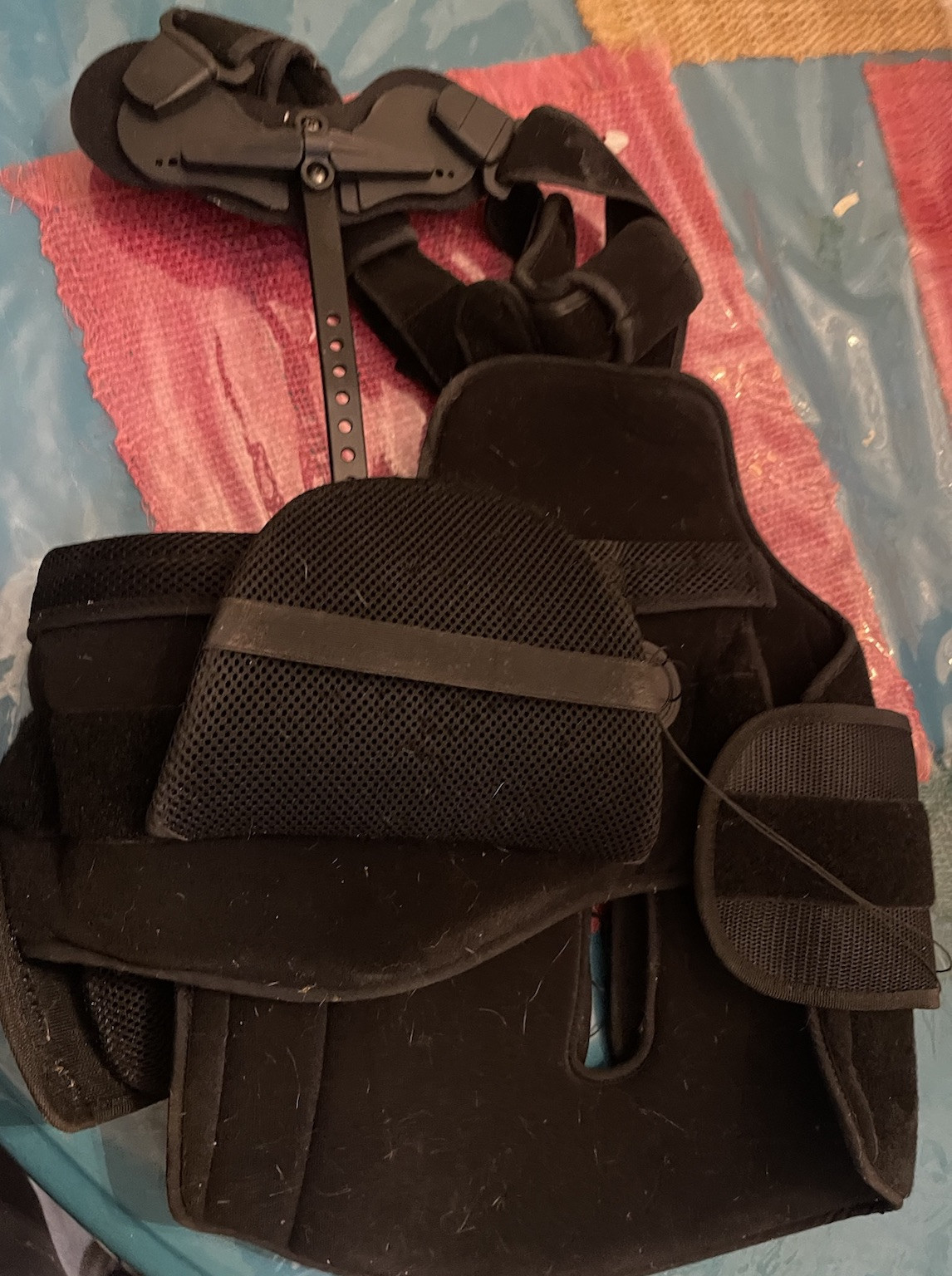 OttoBock Black Full Support System Lumbar Back Brace EUC Free Shipping