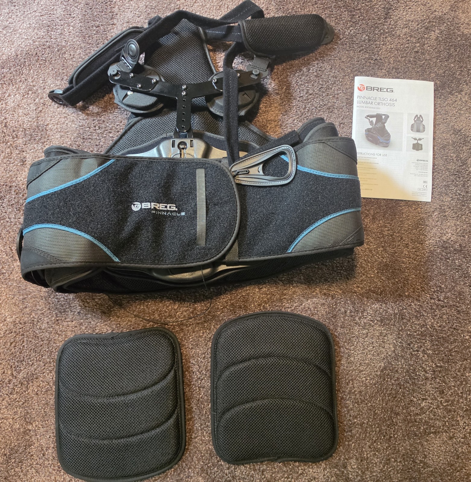 Breg Pinnacle TLSO 464 Back Brace New