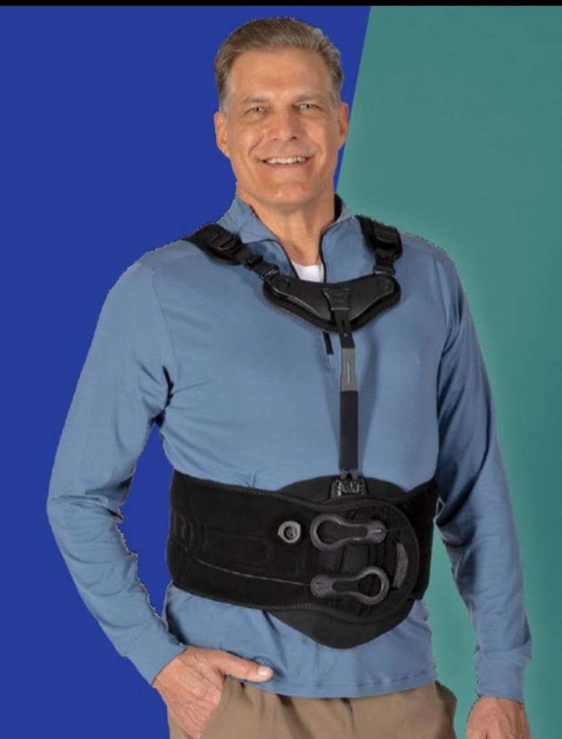 Thuasne SLEEQ Max TLSO Back Brace Adjustable Thoracic Lumbar Sacral Orthosis