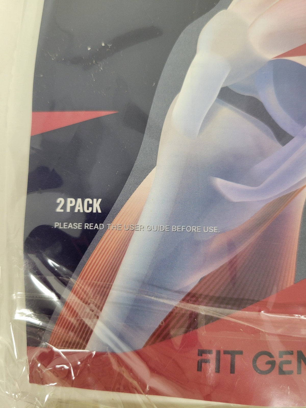 Fit Geno Knee Strap 2 Pack Light & Breathable Non-Slip Coating