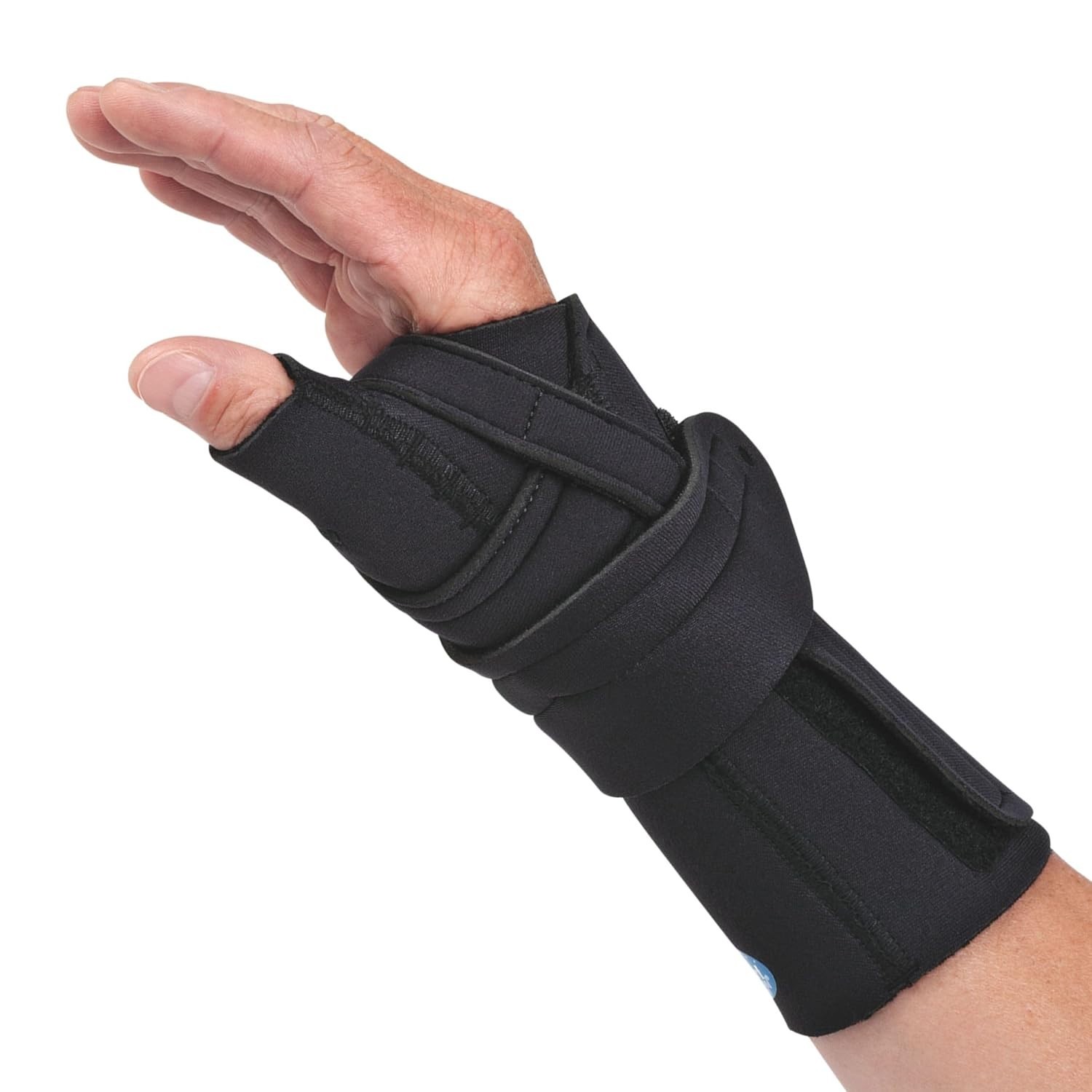 Comfort Cool Wrist Brace with Thumb Support- Arthritis & Tendinitis Relief Black