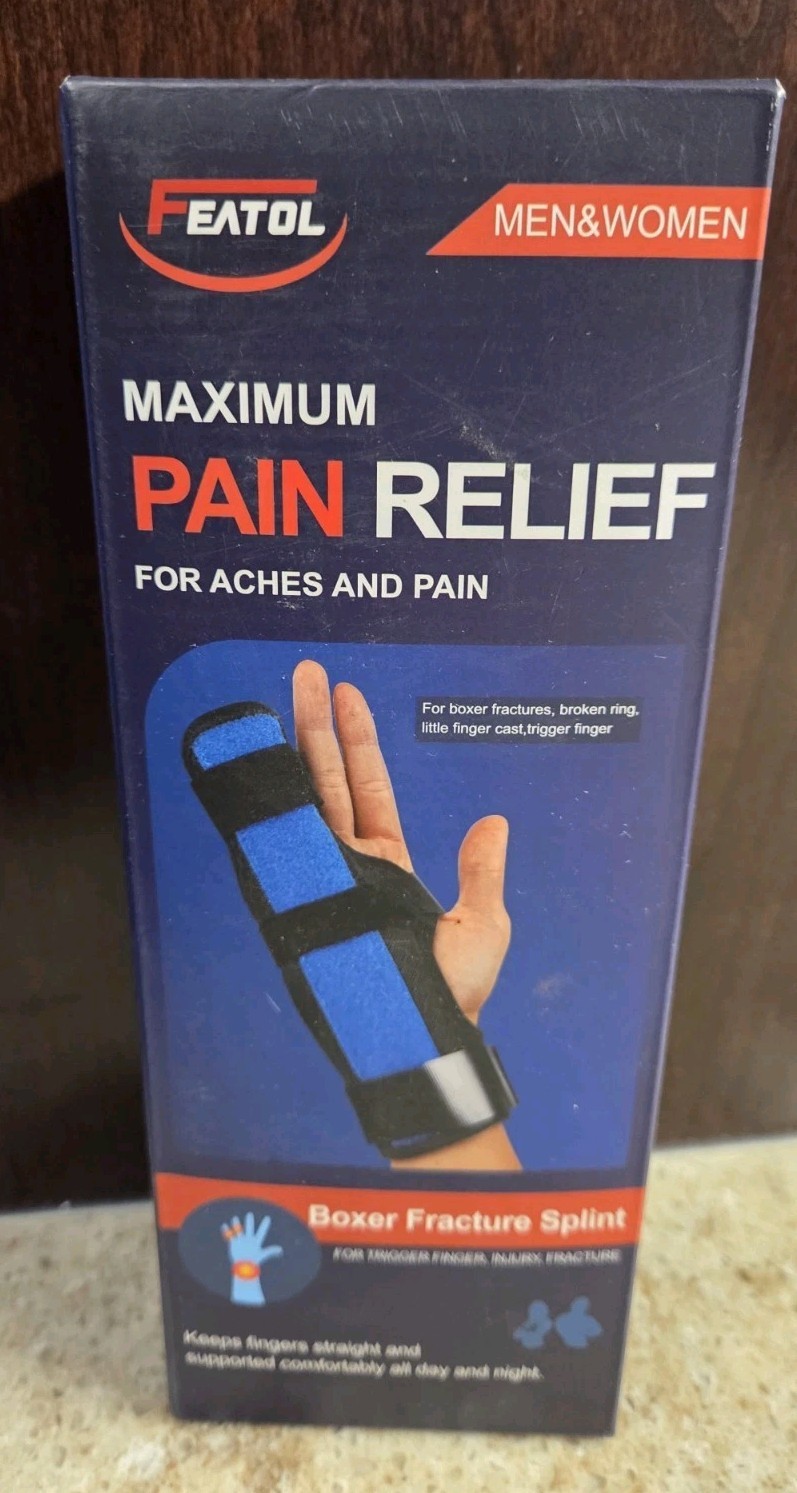 Featol Unisex Sz. Small Boxer Fracture Splint / Trigger Finger Splint. L Hand