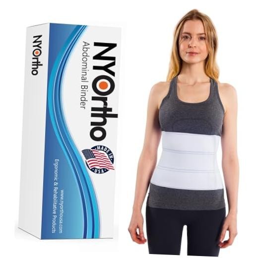 Abdominal Binder Lower Waist Support 90-105 Inch (Pack of 1) 3 Panel – 9″ High