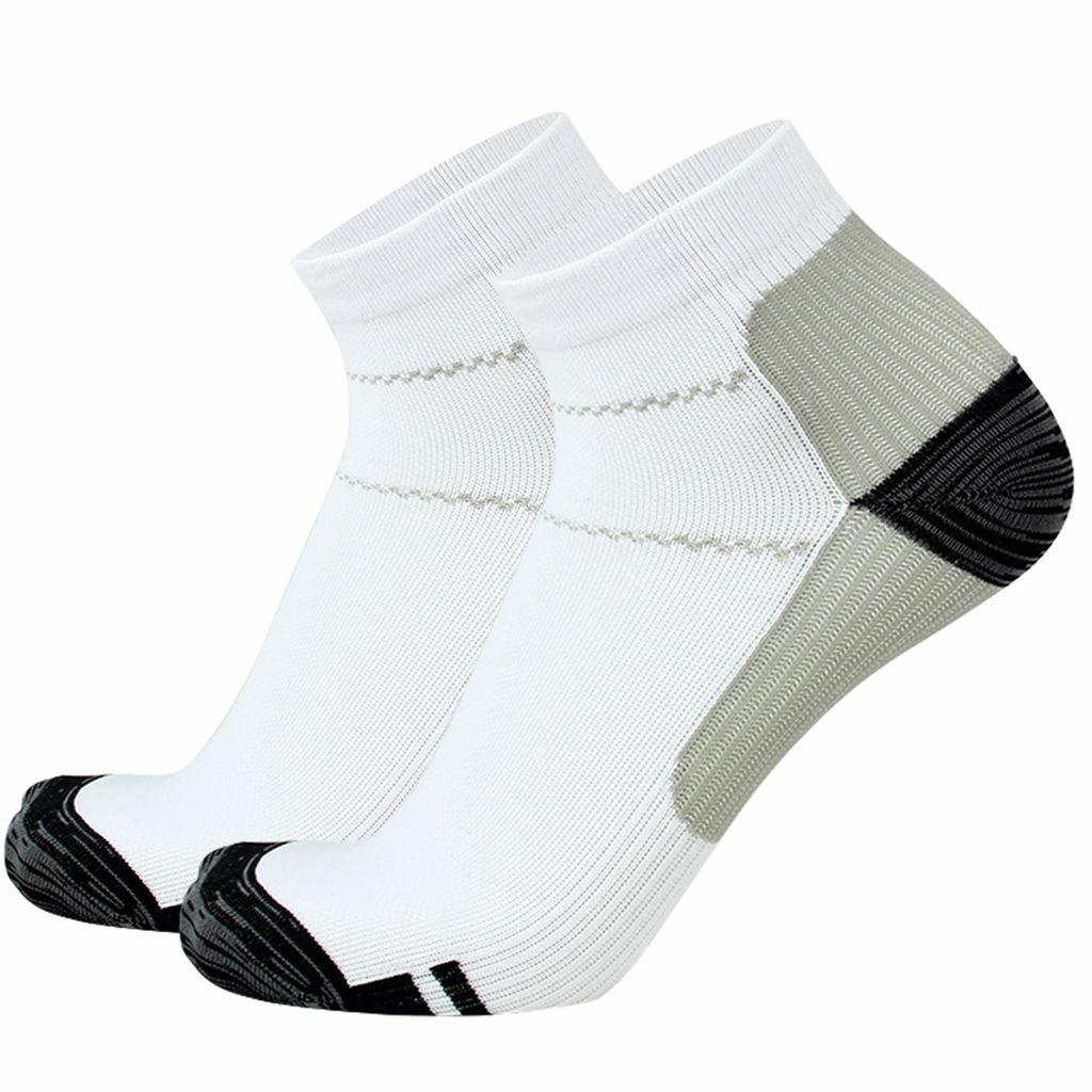 5 Pairs Foot Plantar Fasciitis Arch Support Compression Socks Ankle Men Women US