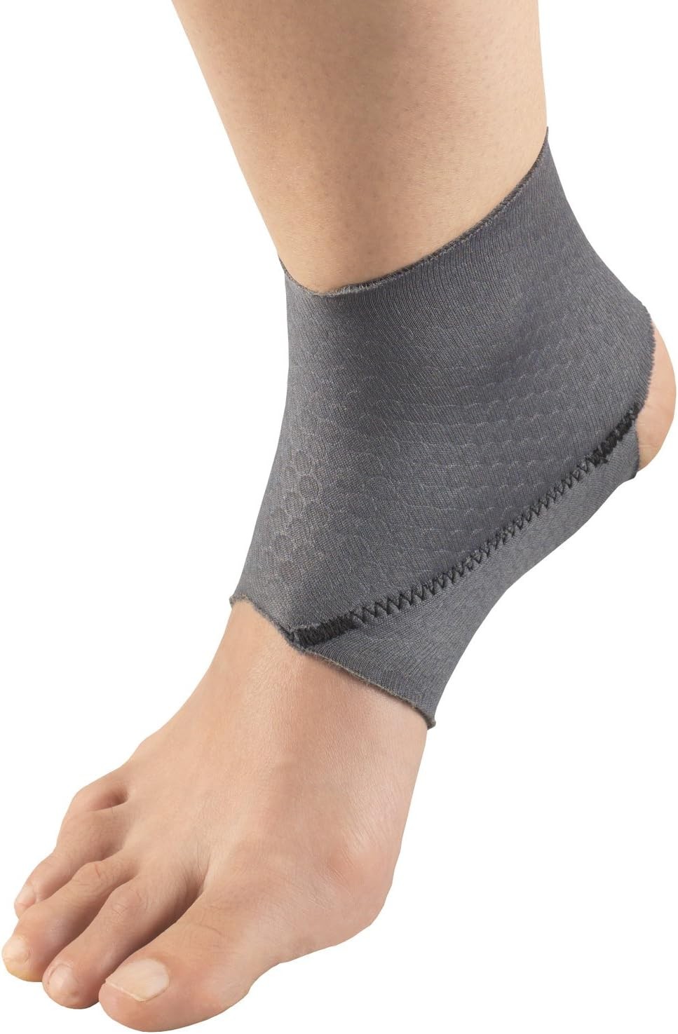 Champion Ankle Brace, Figure 8 Straps, Adjustable Support, Airmesh Fabric, Grey,