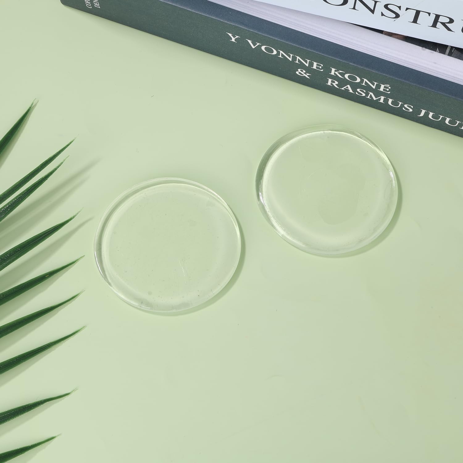 8 Pcs Prosthetic Liner Patches, 2.6Inch Amputee Leg Gel Pads Reusable