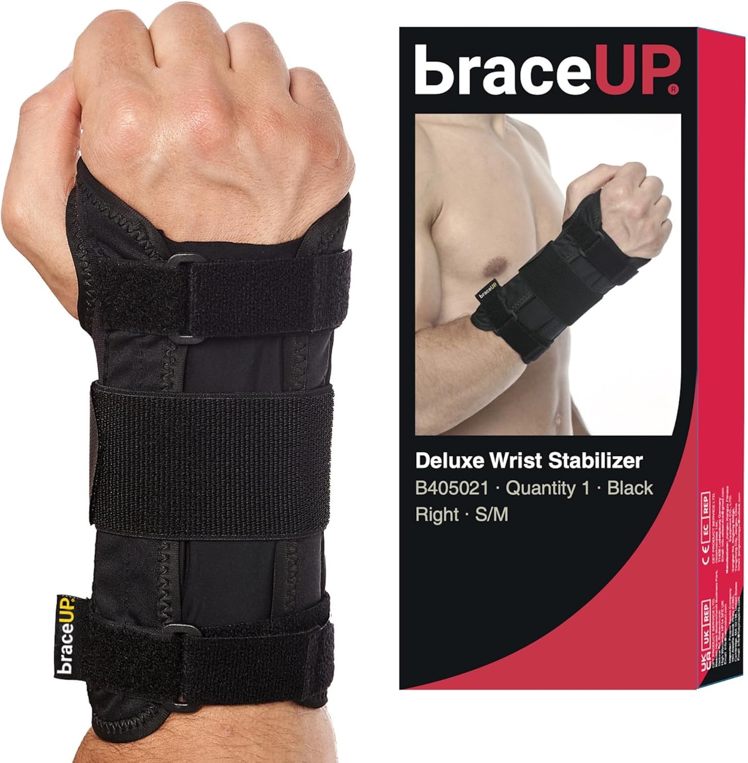 Carpal Tunnel Wrist Brace – Metal Wrist Splint for Hand and Wrist Support, Tendo