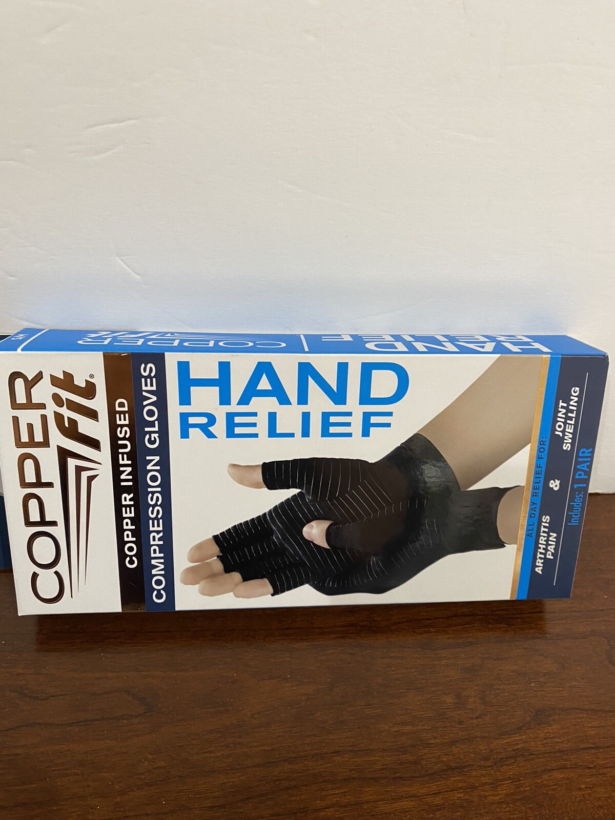 Copper Fit Hand Arthritis Compression Glove – Black, S/M (CFRRGL-SM12)