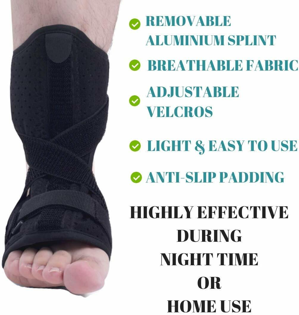 Plantar Fasciitis Night Splint Therapy Posterior Foot Drop Instep Injury Orthoti