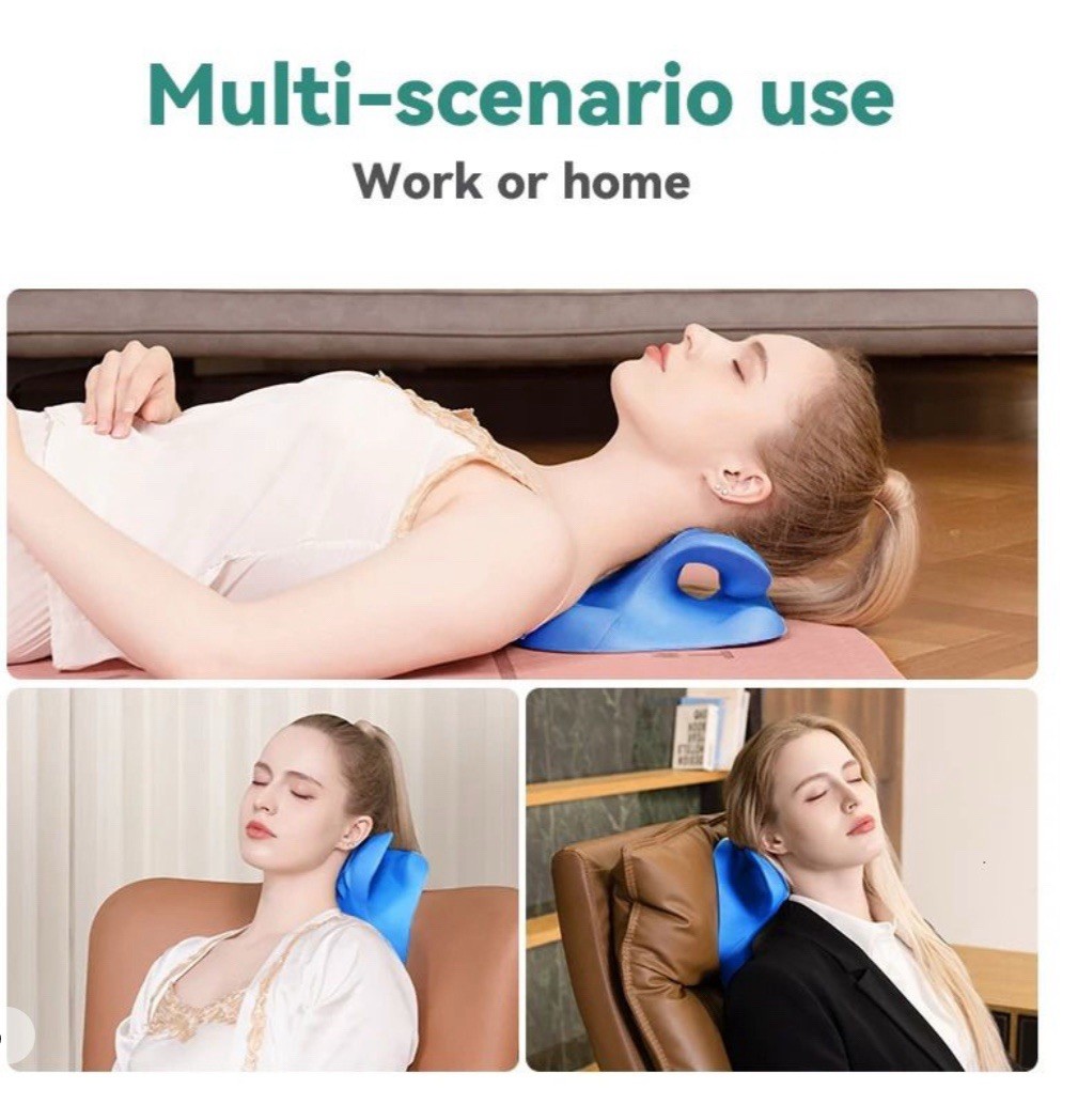 Neck and Shoulder Relaxer, Cervical Traction Device for TMJ Pain Relief and Cerv