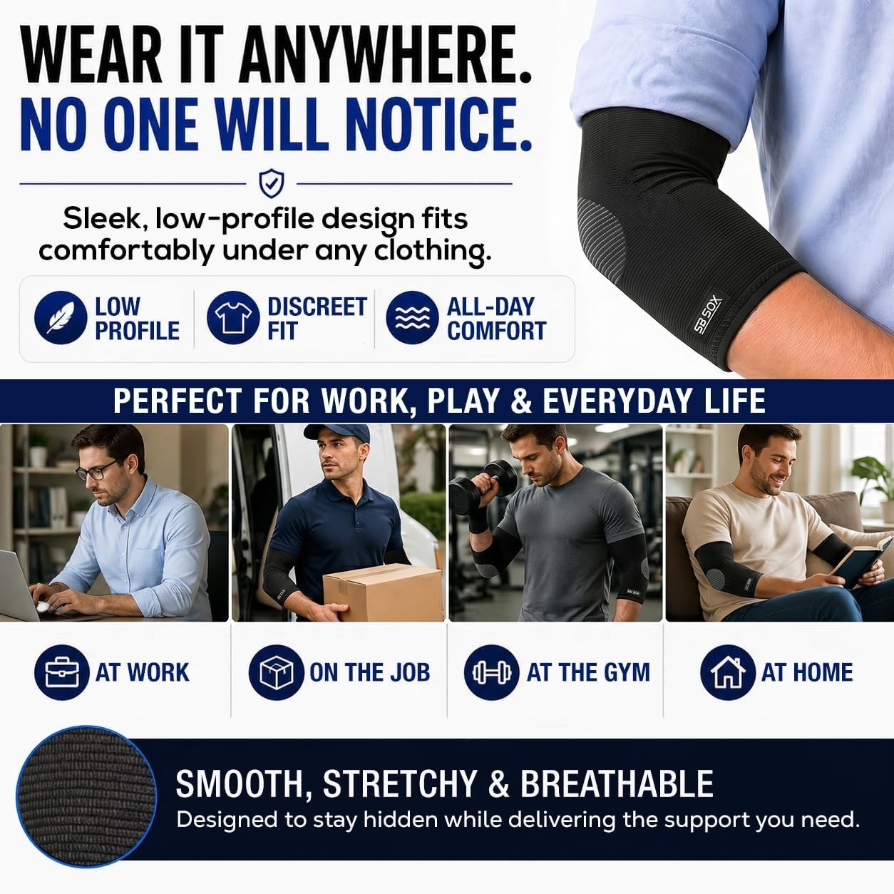 Lightweight Elbow Compression Sleeves – Targeted Support for Athletes & Recovery