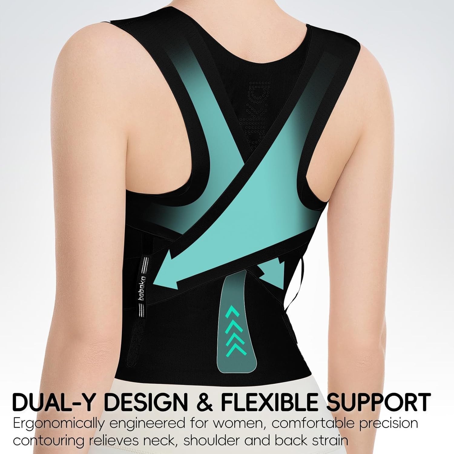 Breathable Women’s Posture Corrector – Invisible Back Support for Everyday Use