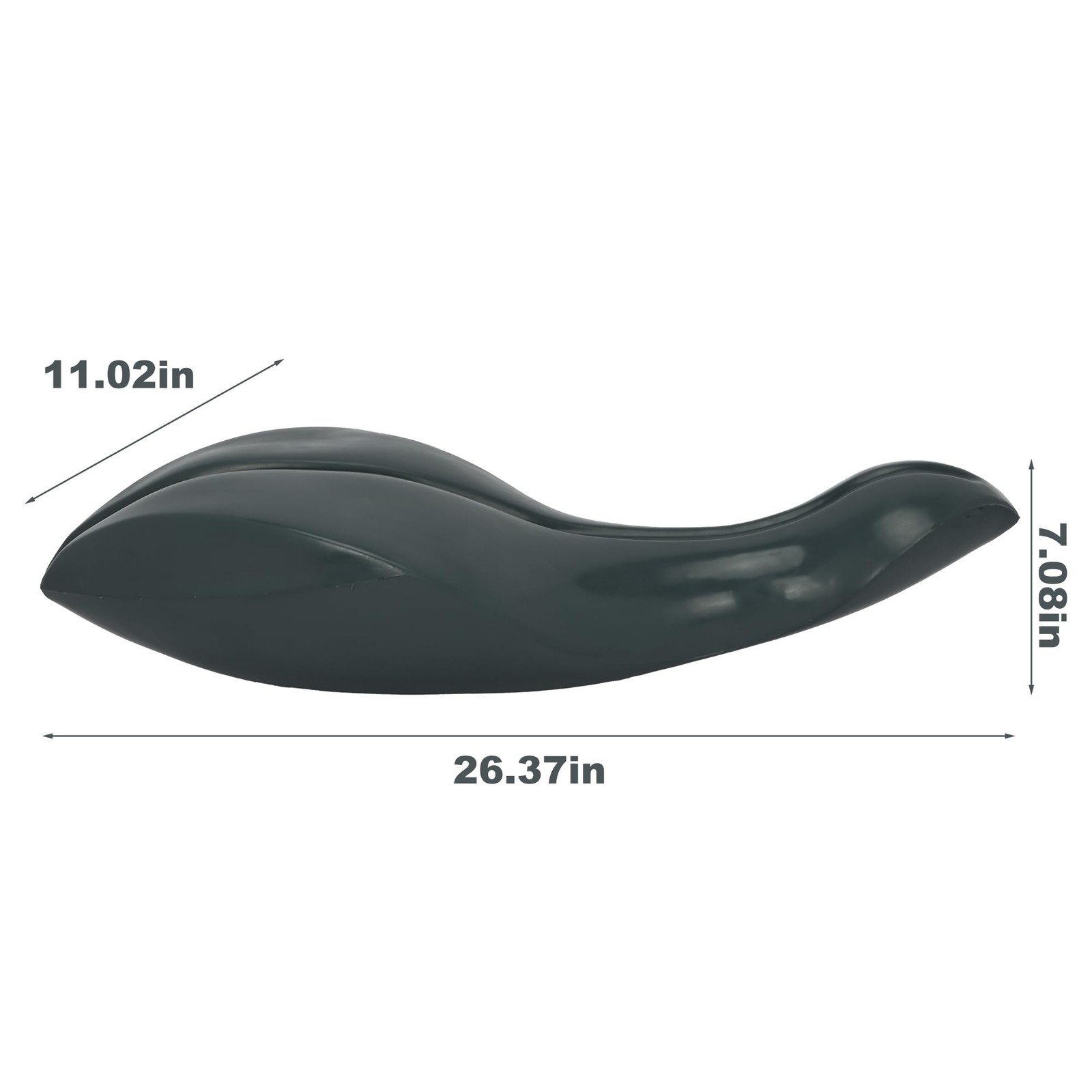 lukar Spine Corrector Pilates,Dolphin-Shaped OoV Pilates Equipment for Home Stud