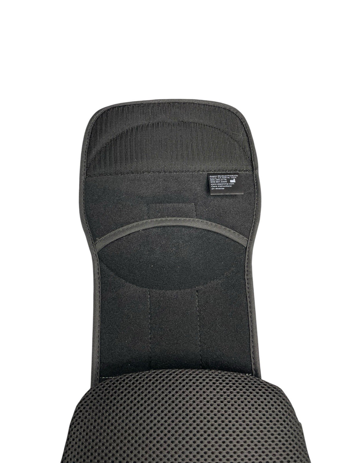 Aspen Evergreen Lumbar Support Back Adjustable Belt Back Brace Black HN1005 M-XL