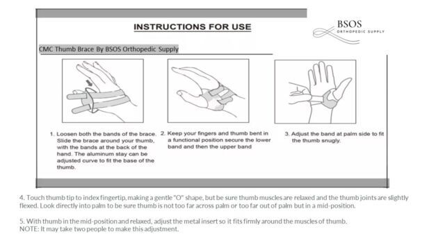 CMC Thumb Arthritis Brace + 1 Undersleeve- Waterproof Thumb Splint, Tendonitis