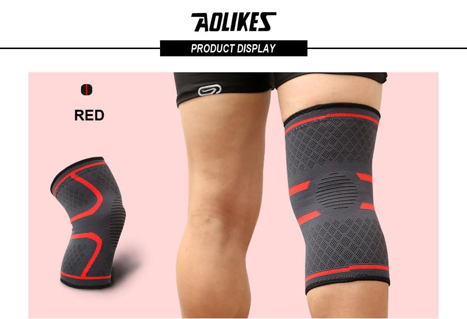 Aolikes 1pcs Compression Knee Brace for Women Running Knee Pain, Knee Support Co
