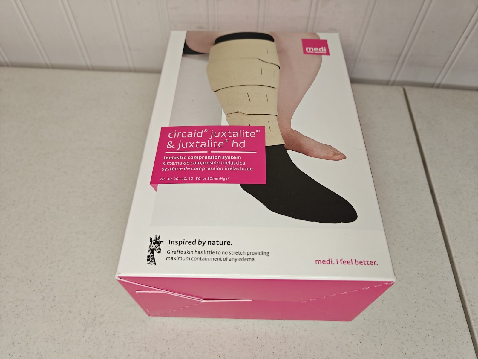 Medi Circaid Juxtafit Lower Leg Inelastic Compression EZ On X LARGE Short 28cm
