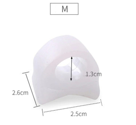 2pcs Toe Separator Spacer Rings M Stretchable Spacer Correction