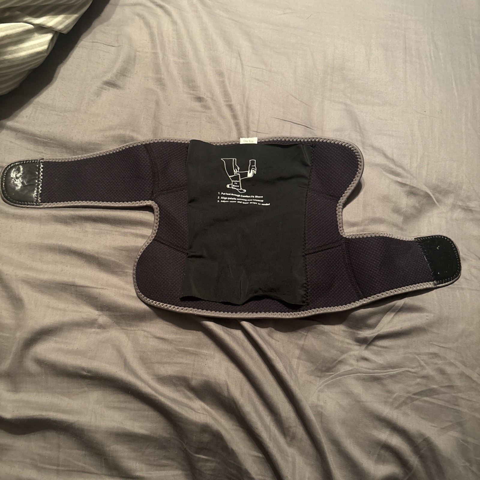ACE Compression Knee Brace Support Adjustable Neoprene Strap One Size