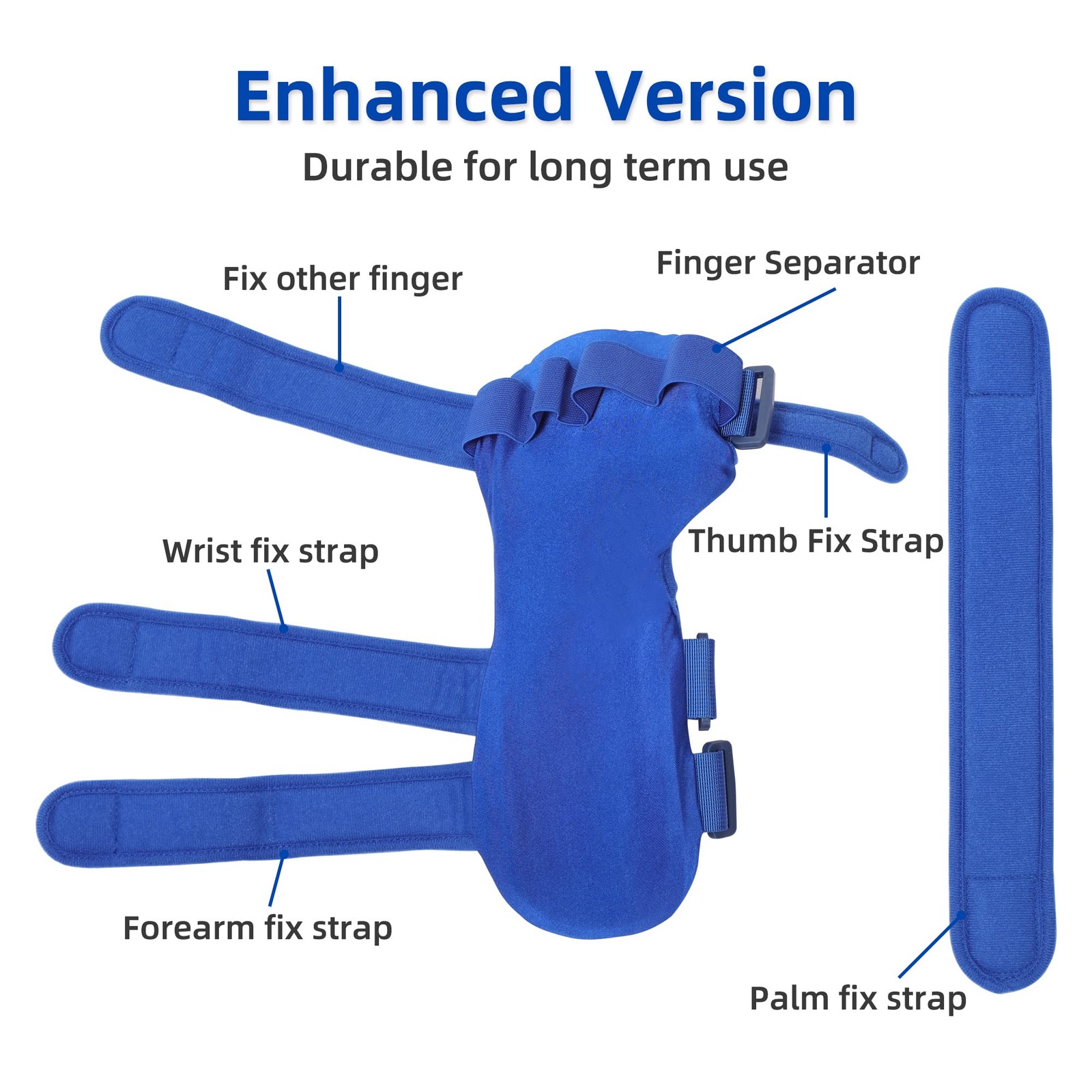 Fanwer Resting Hand Splint, Stroke Hand Therapy Equipment for Stroke Recovery…