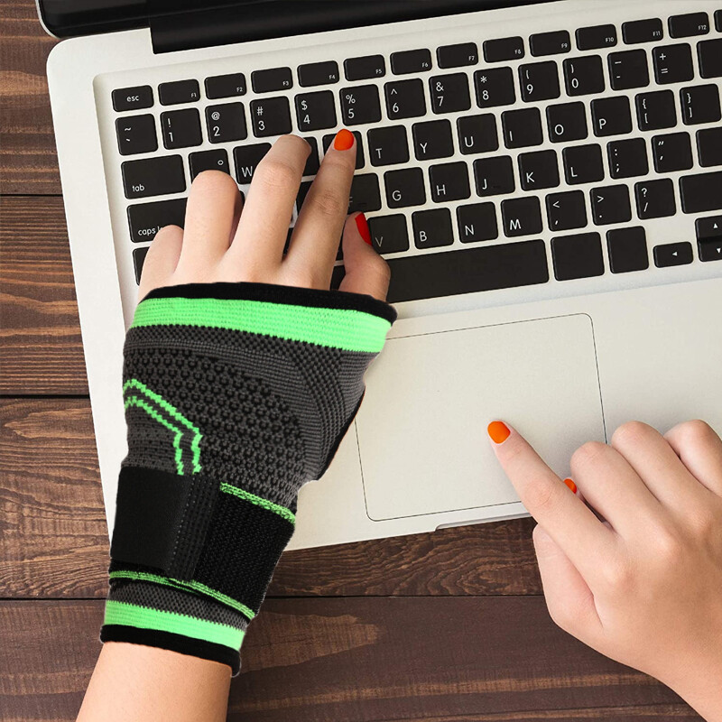 Wrist Support Compression Brace Hand Gloves Arthritis Carpal Tunnel Pain Relief