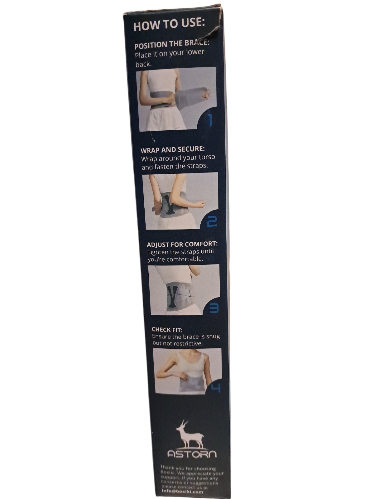 ASTORN/ BACK BRACE SUPPORT