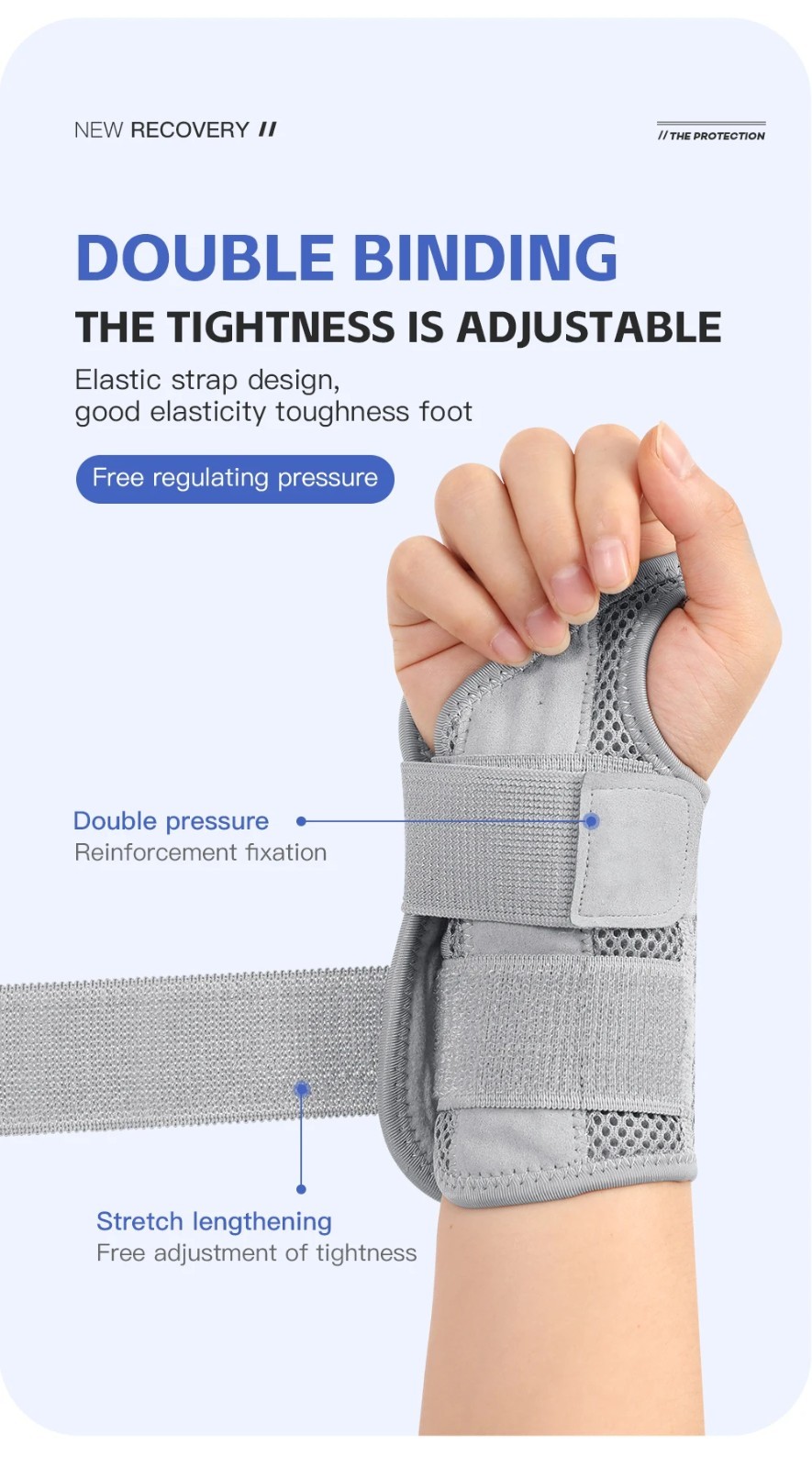 1Pc Wrist Carpal Brace Tunnel Support Arthritis Hand Splint Sprain Right Left