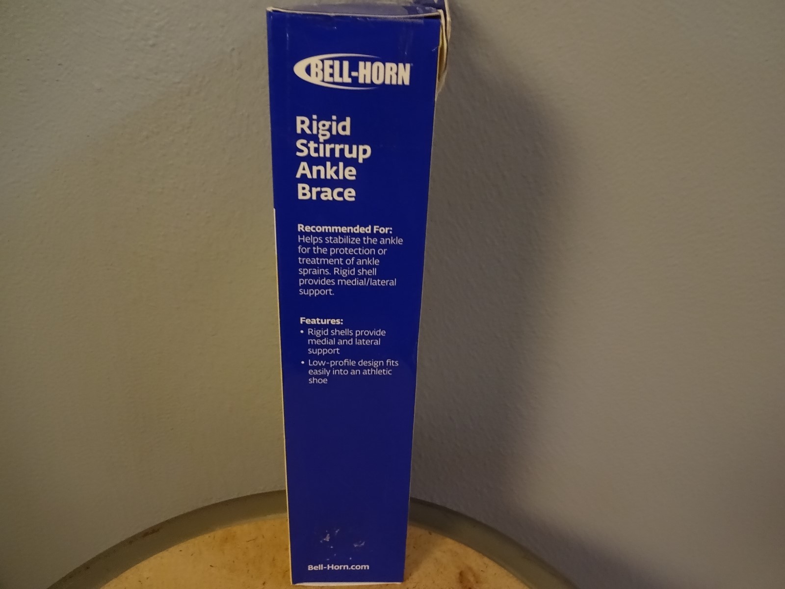 Bell Horn Air/Gel Rigid Stirrup Ankle Brace Regular Large NEW