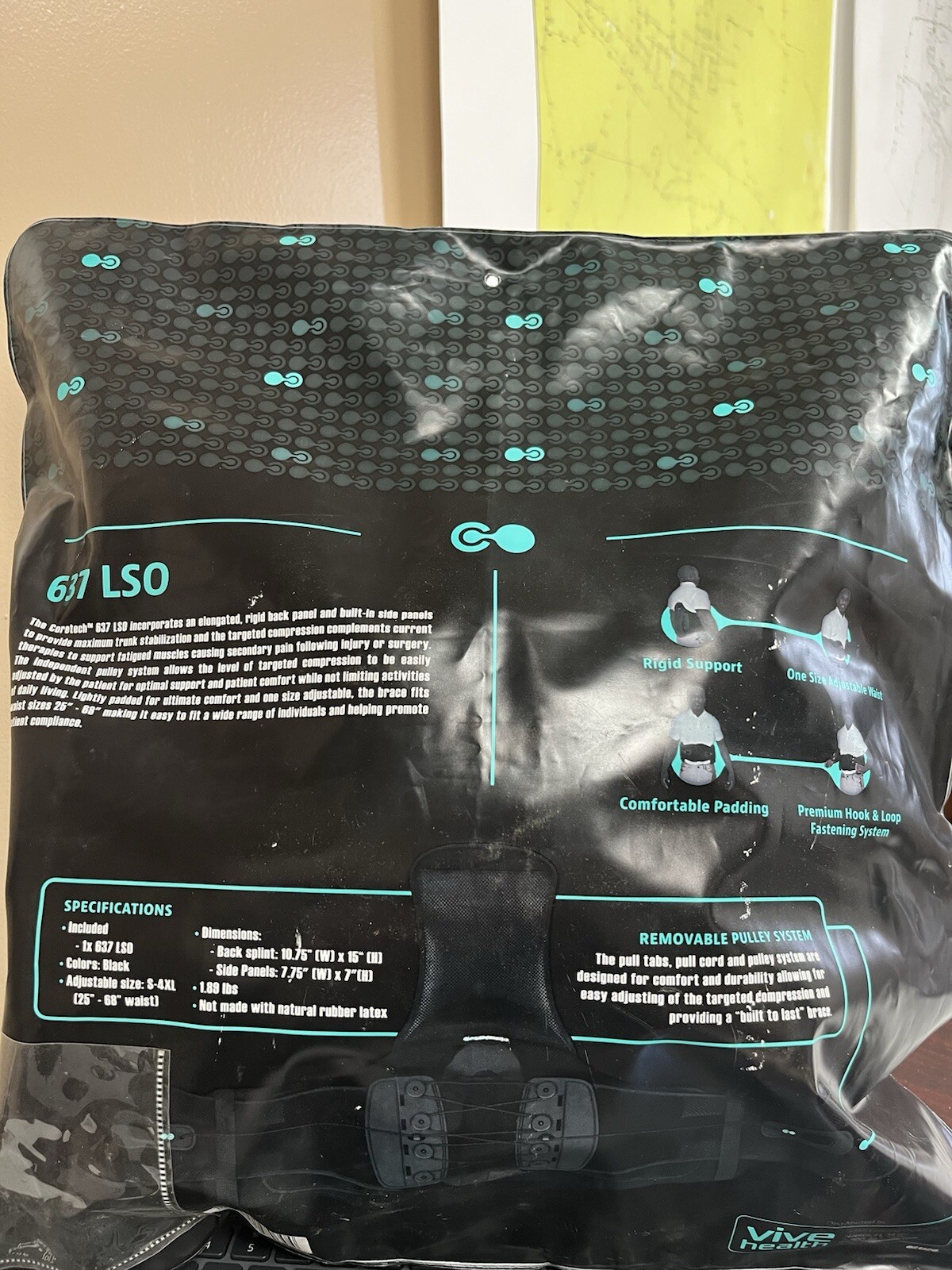 Core Tech 637 LSO Adjustable Back Brace SUP2026