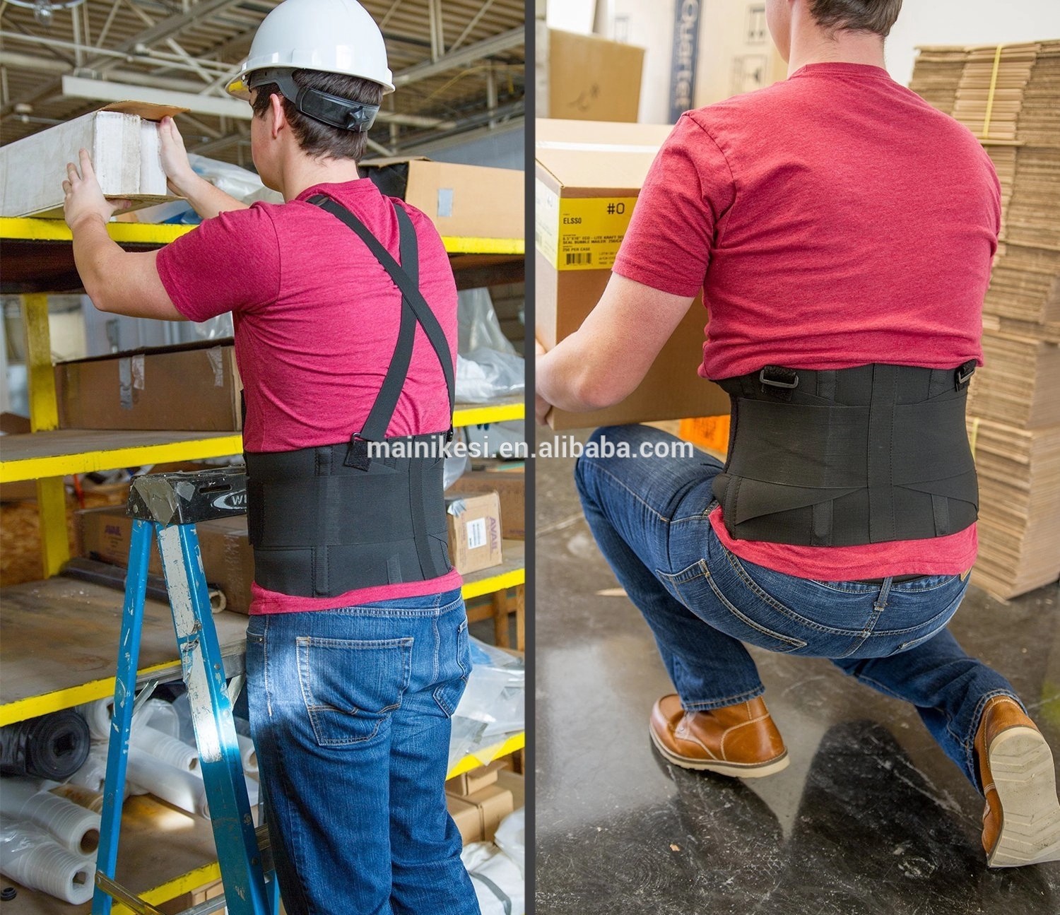 Adjustable Lower Back Brace Lumbar Support Waist Belt For Men Women Pain Relief