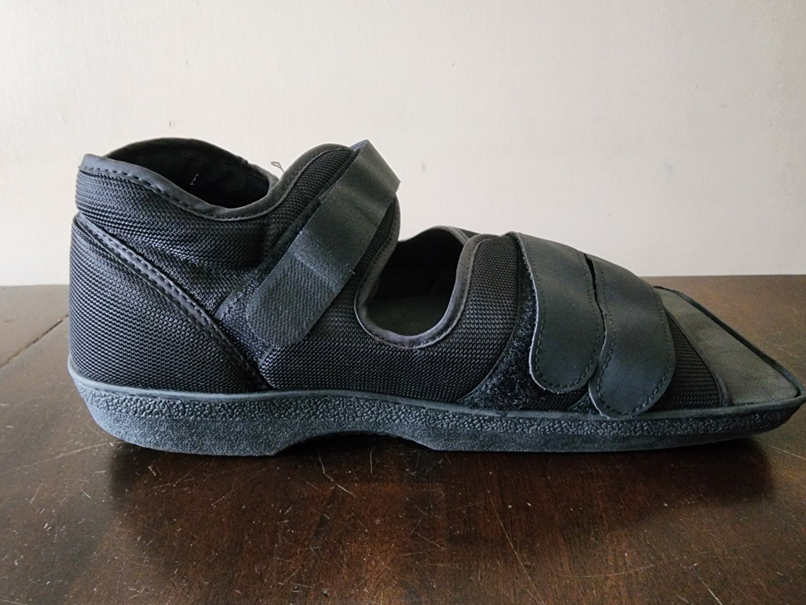 ProCare Squared Toe Post-Op Shoe Black XL Medical Recovery Walking Boot Surgical