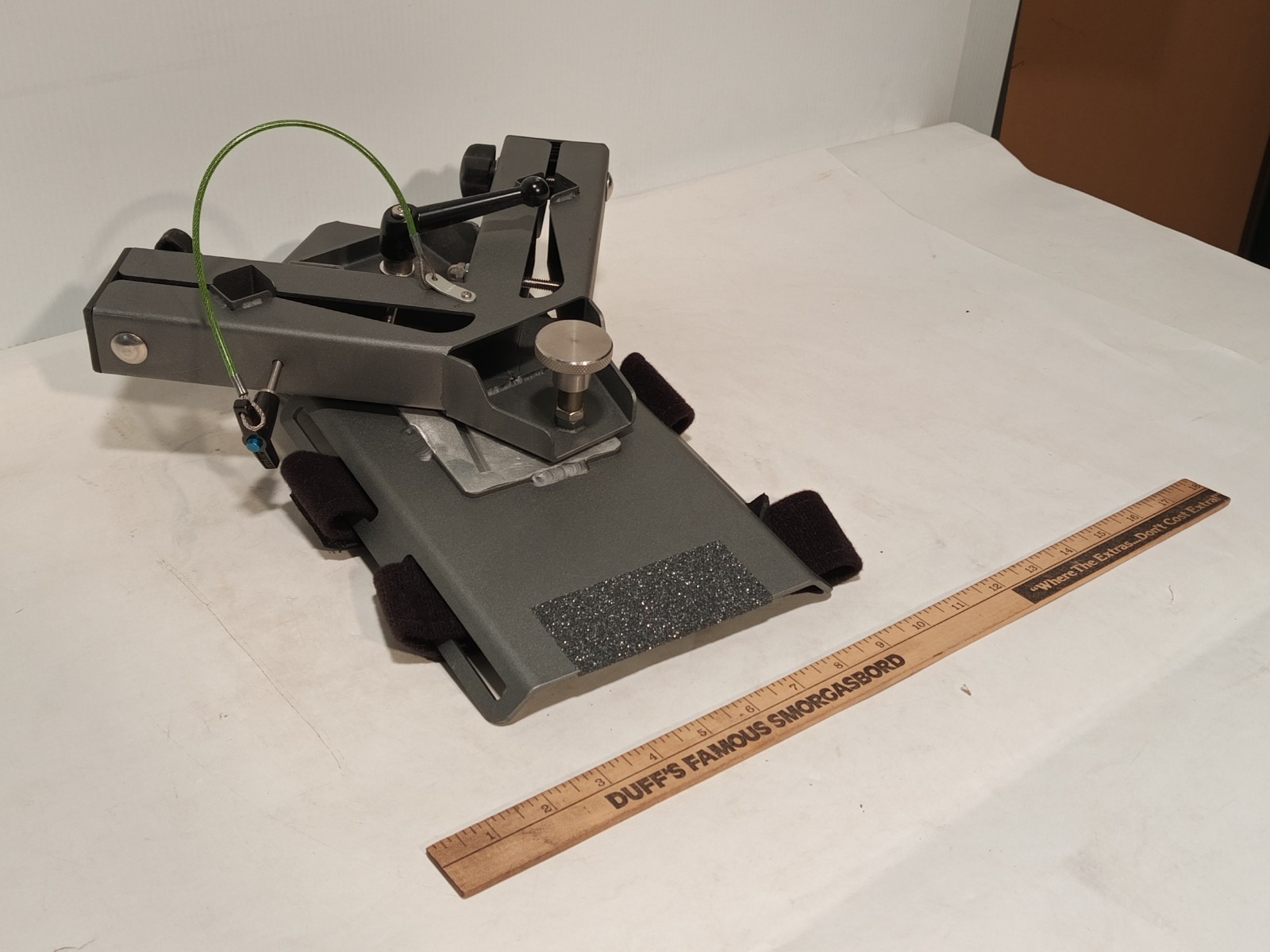 Jergens orthopedic foot/ankle positioner platform w/ straps, OR rail clamps