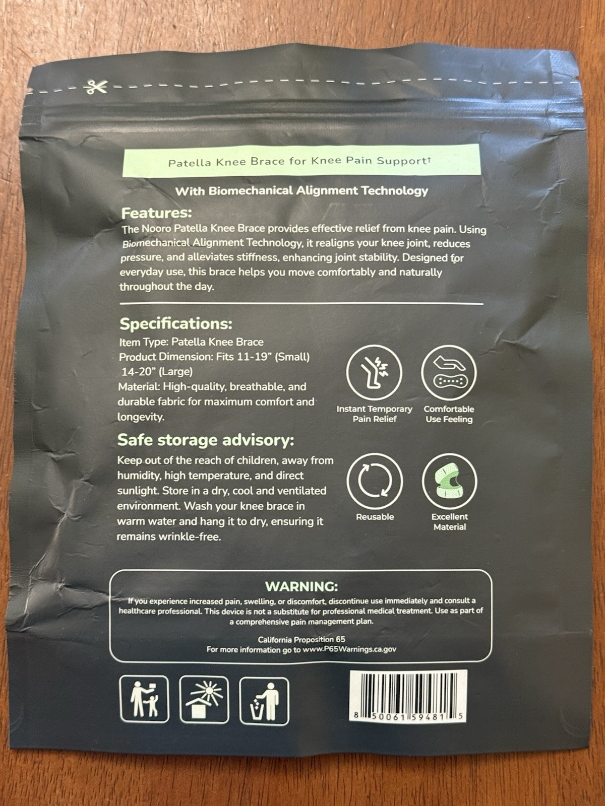 Nooro Patella Knee Brace – Knee Pain Relief and Joint Stability