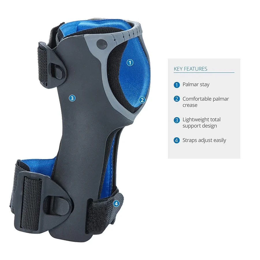 Ossur Exoform Carpal Tunnel Wrist Brace Lightweight Palmar Stay Adjustable Strap